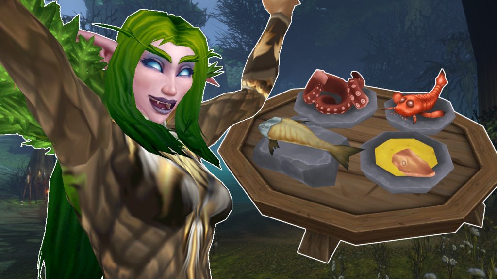 WoW Druid Cheer Food Eating titel title 1280x720