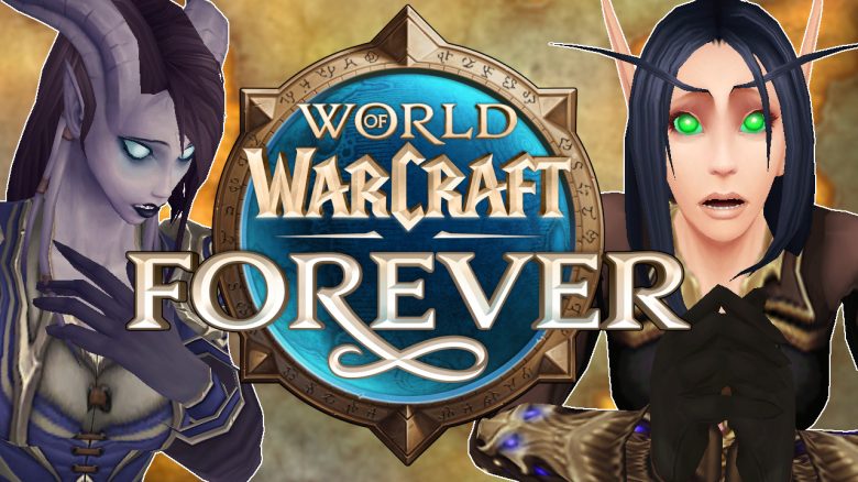 WoW Forever Sad Draenei Blood Elf titel title 1280x720