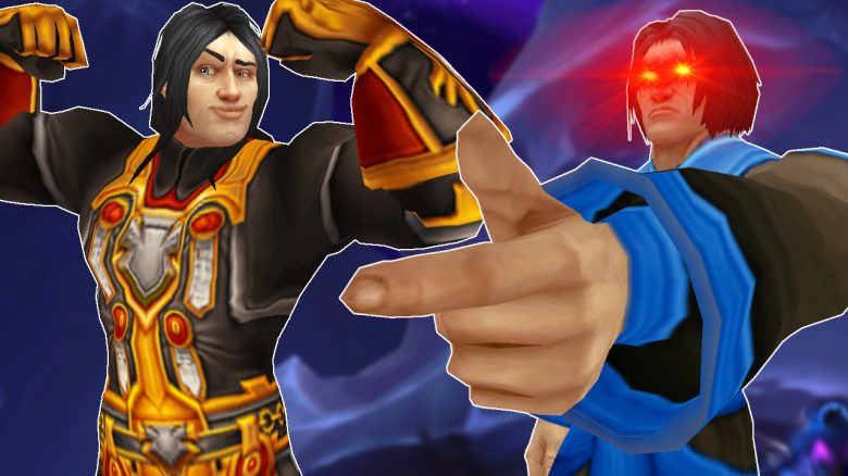 WoW Game Master glow Eyes Pointing at paladin flex titel title 1280x720