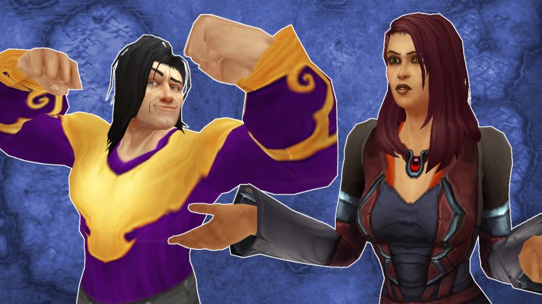 WoW Human Male Flex Female Question titel title 1280x720
