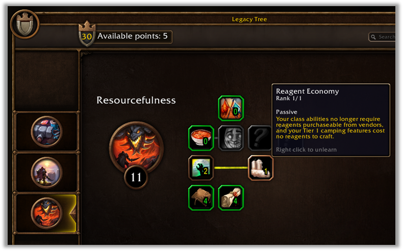 WoW Legacy System 1