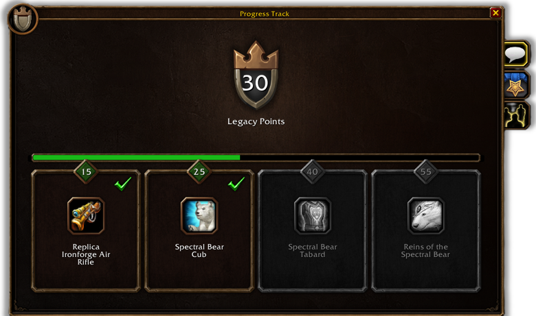 WoW Legacy System 2