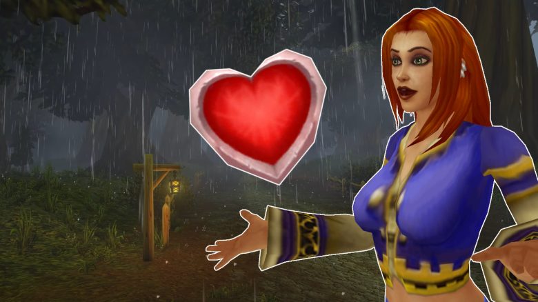 WoW Love Heart Rain Female Human titel title 1280x720