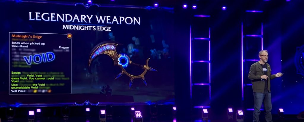WoW Midnights Edge Legendary