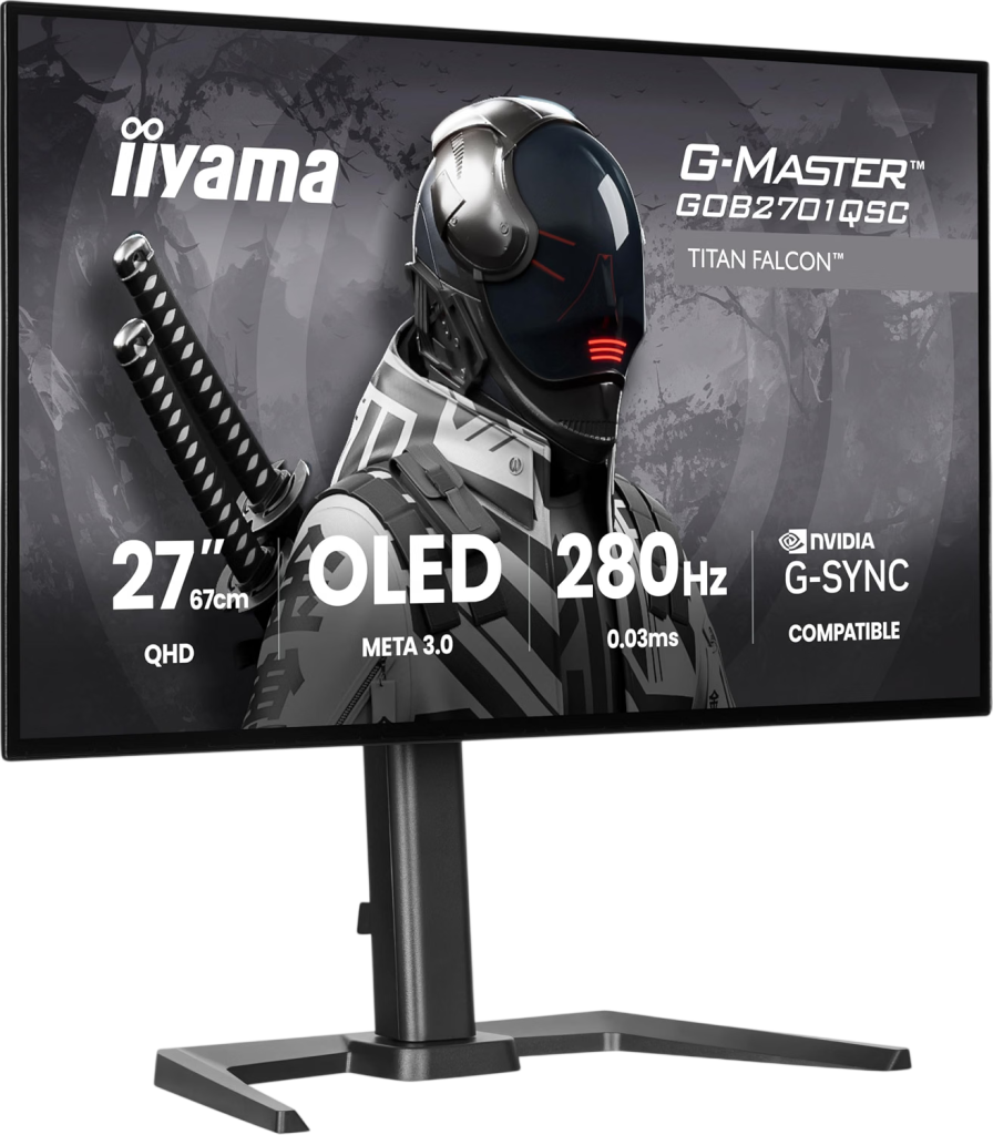 Starker Gaming-Monitor mit OLED zum günstigen Preis: iiyama G-Master GOB2701QSC-B1 Titan Falcon für 339 Euro bei Amazon (UVP: 512 Euro) 