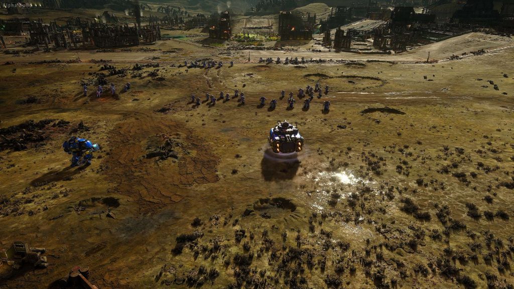 total war warhammer 40k gameplay schlacht paar space marines