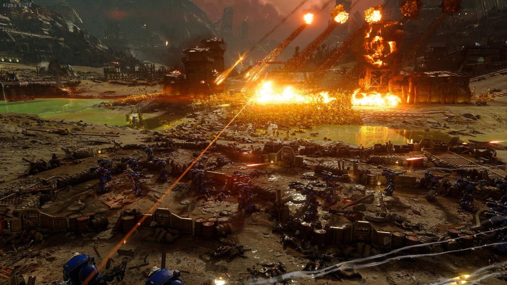 total war warhammer 40k gameplay viele orks