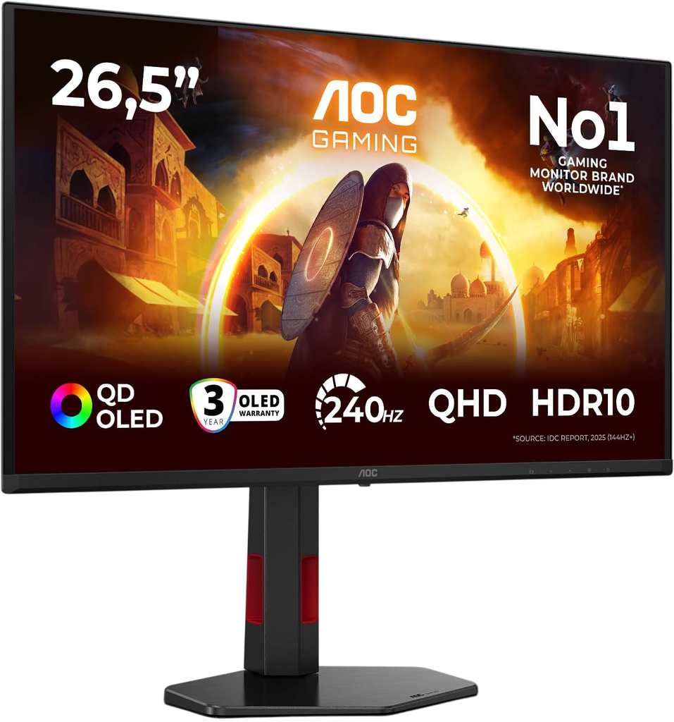 OLED-Gaming-Monitor zum Rekordpreis: AOC Q27G4ZDR kostet nur 276,47 Euro statt 469 Euro für registrierte myMediaMarkt-Kunden