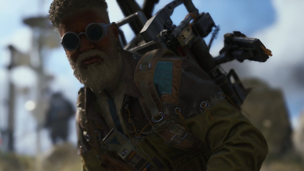 ARC Raiders Ein Raider posiert für die Kamera