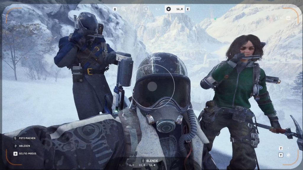 ARC Raiders Frozen Trail Kamera Selfie