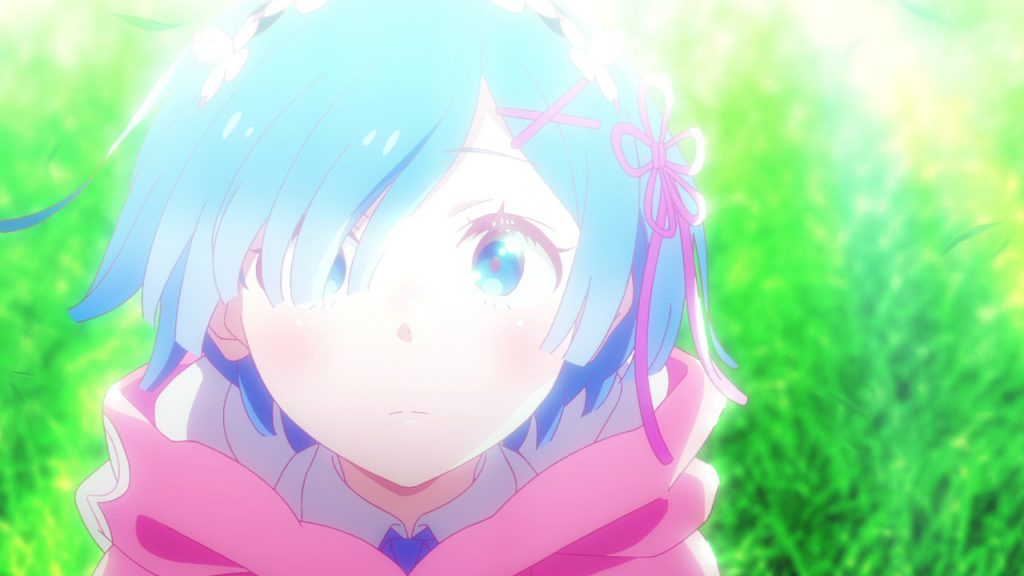Anime ReZero Rem happy 1280x720