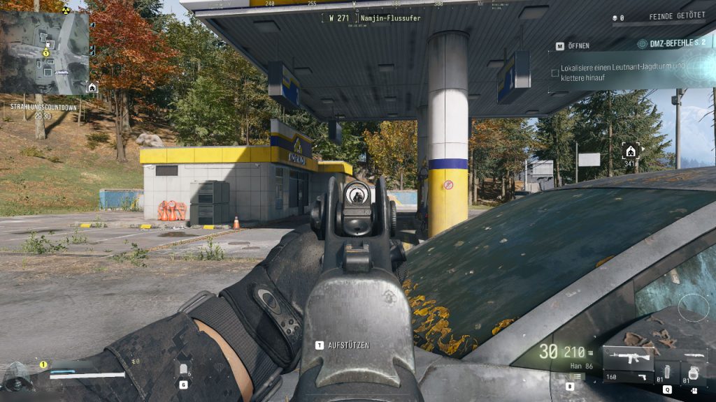 COD MW4 DMZ Fight mit NPC an Tankstelle