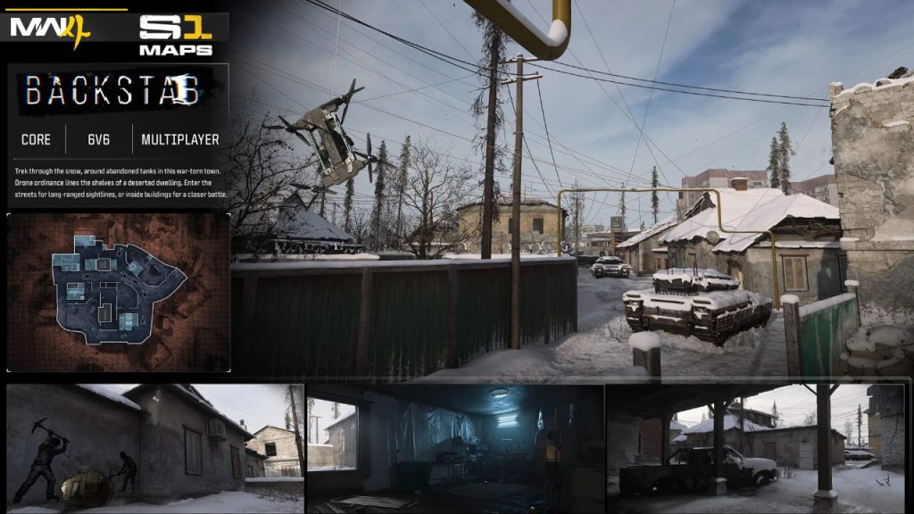 CoD MW4 Season 1 Map Backstab
