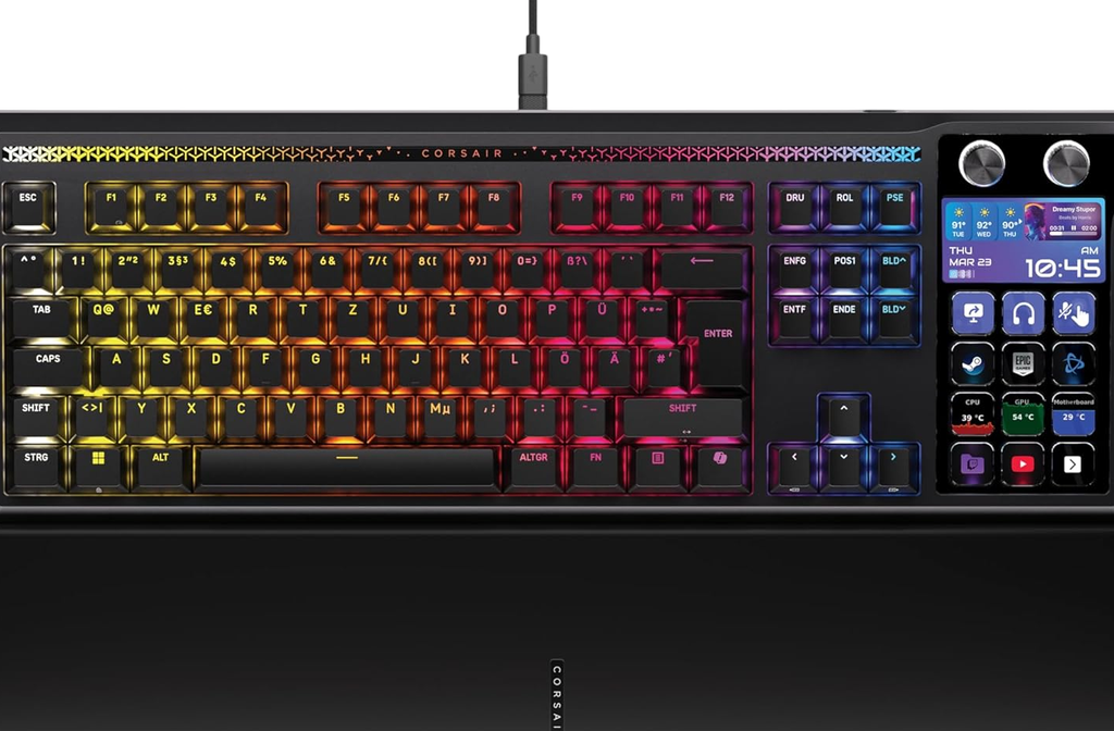 Corsair Galleon 100 SD mit integriertem Stream Deck für 289,99 Euro statt 349,99 Euro UVP bei Amazon