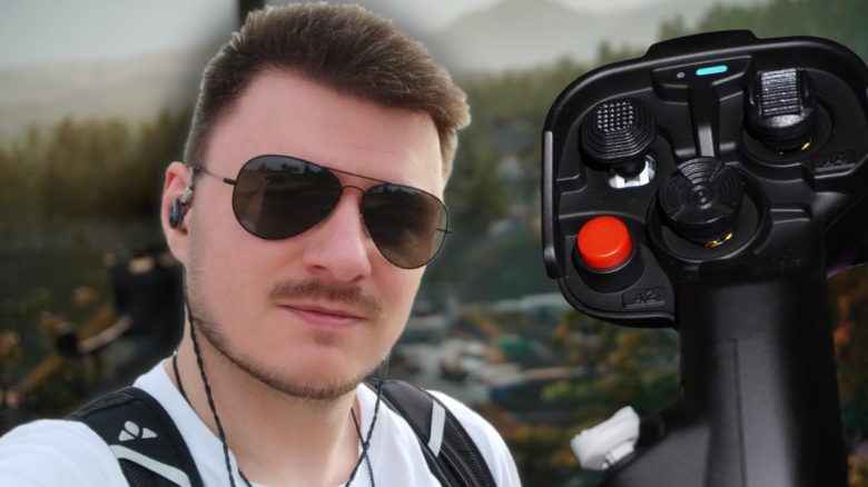 Dariusz Pilotenbrille mit HOTAS
