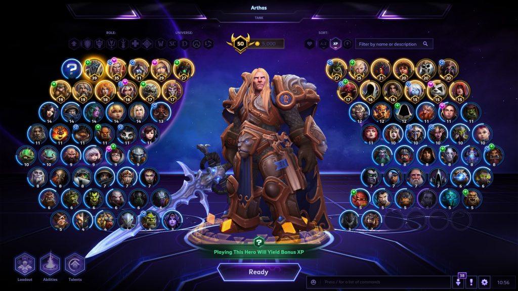 Heroes of the Storm Arthas Champion Auswahl