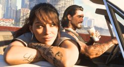 Lucia und Jason im Wagen