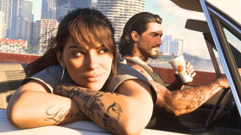 Lucia und Jason im Wagen