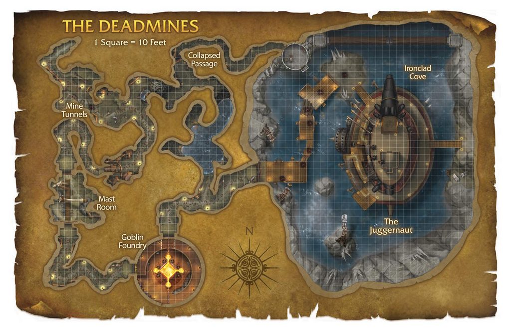 D&D WoW Dungeon Map