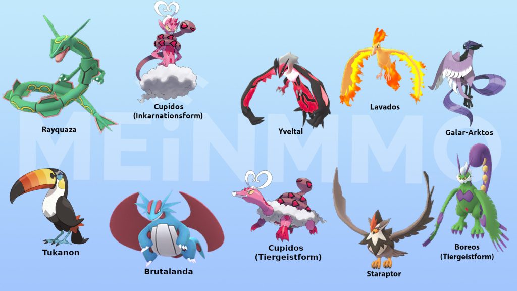 Pokemon GO beste Angreifer vom Typ Flug