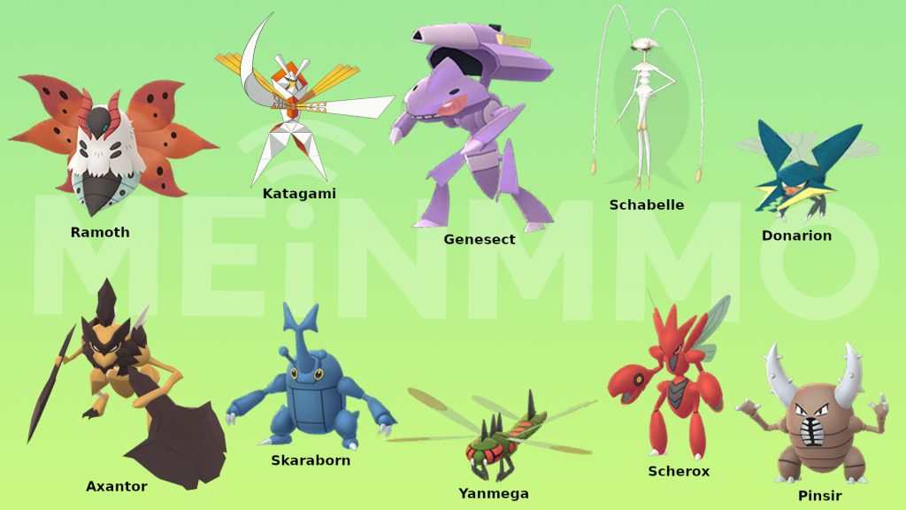 Pokemon GO beste Angreifer vom Typ Käfer