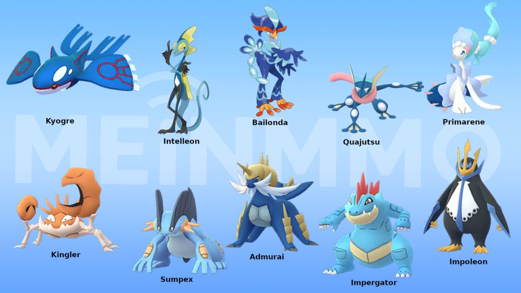 Pokemon GO beste Angreifer vom Typ Wasser