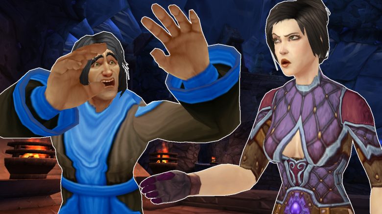 WoW Forever Game Master Cower Human Female Angry titel title 1280x720