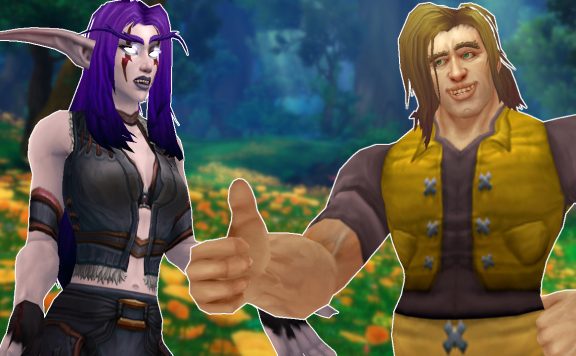 WoW Forever Night Elf Ask Human Yes titel title 1280x720