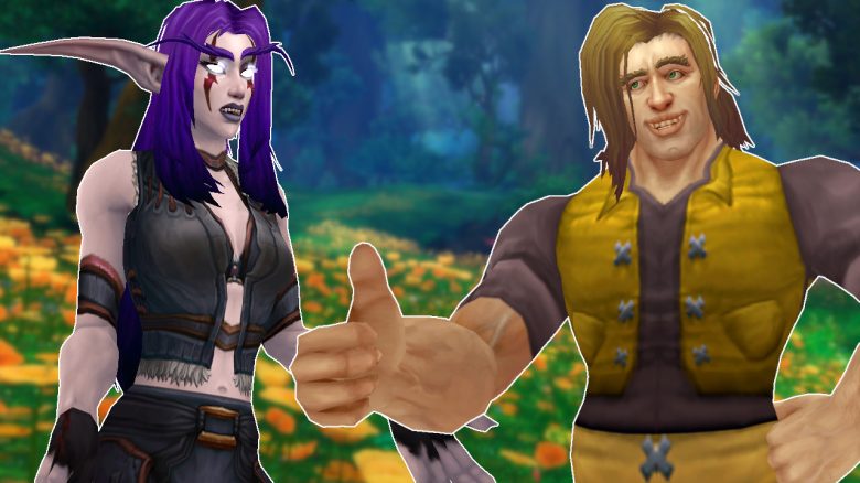 WoW Forever Night Elf Ask Human Yes titel title 1280x720