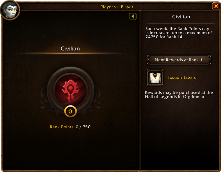 WoW Forever PvP Saison Screen